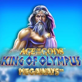 Age Of The Gods: King of Olympus Megaways logo by Origins Stonevegas Casino