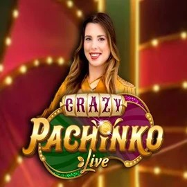Crazy Pachinko slot logo by Evolution at Stonevegas Casino